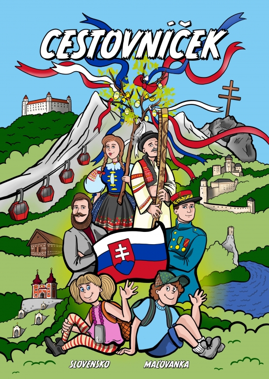 Obrázok Maľovanka - Cestovníček Slovensko