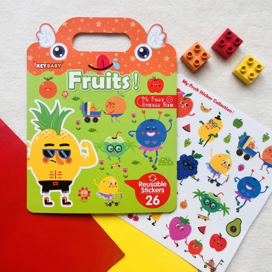 Obrázok Gumolepky - Poznávam ovocie