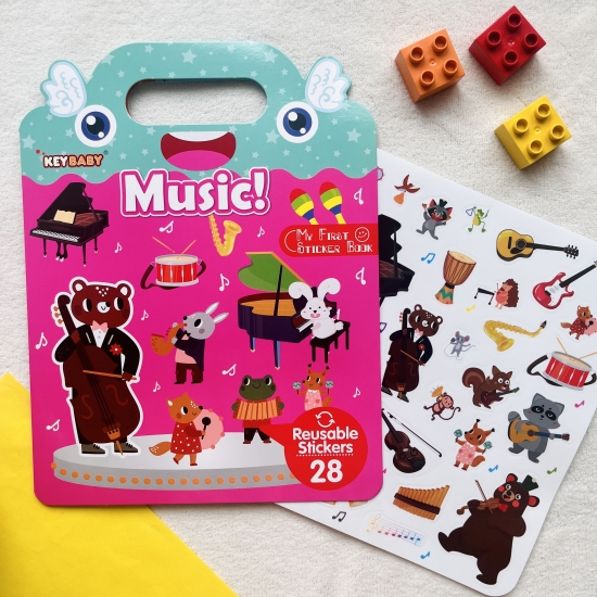 Obrázok Gumolepky - Hudobné nástroje