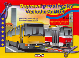 Obrázok Dopravní prostředky - vystřihovánky