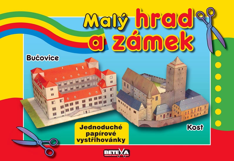 Obrázok Malý hrad a zámek - Jednoduché papírové vystřihovánky