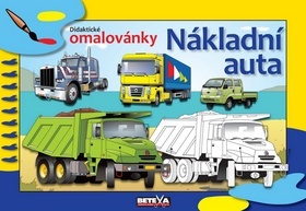 Obrázok Nákladní auta - didaktické omalovánky