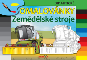 Obrázok Zemědělské stroje - Didaktické omalovány