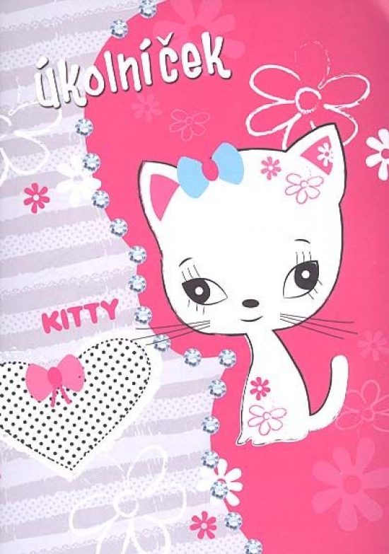 Obrázok Školní úkolníček A6 - Kitty