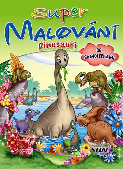 Obrázok Super malování - Dinosauři se samolepkam