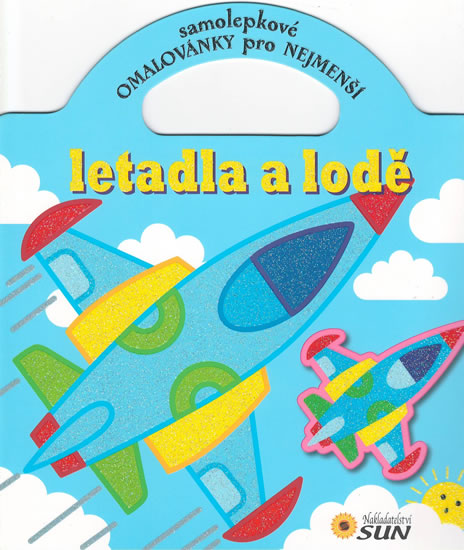 Obrázok Letadla a lodě - Samolepkové omalovánky pro nejmenší