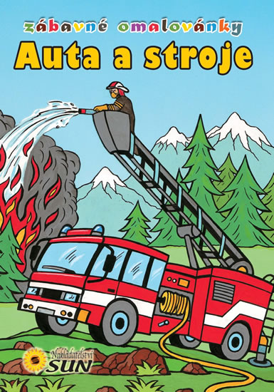 Obrázok Auta a stroje - Zábavné omalovánky