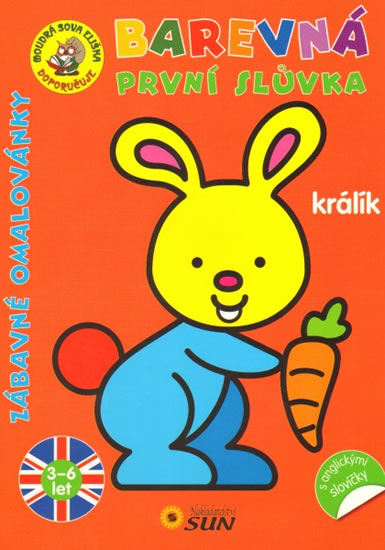 Obrázok Králík - Barevná první slůvka s anglickými slovíčky