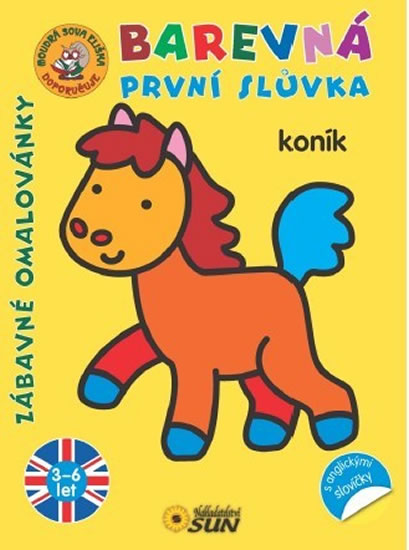 Obrázok Koník - Barevná první slůvka s anglickými slovíčky