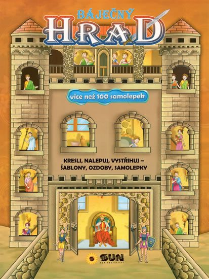 Obrázok Báječný hrad - kresli, nalepuj, vystřihuj