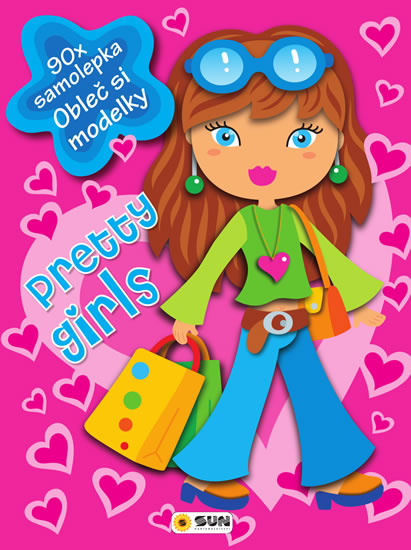 Obrázok Pretty girls (pink) - 90 samolepek