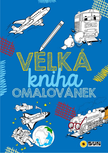 Obrázok Velká kniha omalovánek - modrá
