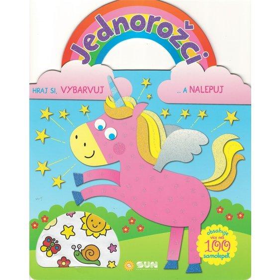 Obrázok Jednorožci - Hraj si, vybarvuj a nalepuj