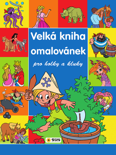 Obrázok Velká kniha omalovánek pro kluky a holky