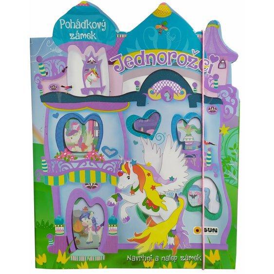 Obrázok Pohádkový zámek Jednorožci - Navrhni a nalep