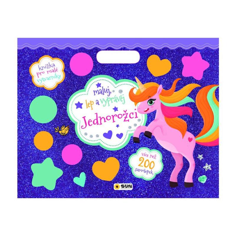 Obrázok Jednorožci - Maluj, lep a vyprávěj (200 samolepek)