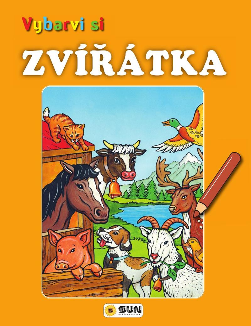Obrázok Vybarvi si - Zvířátka (oranžové)
