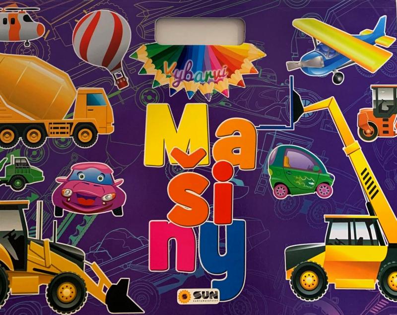 Obrázok Vybarvi Mašiny se samolepkami