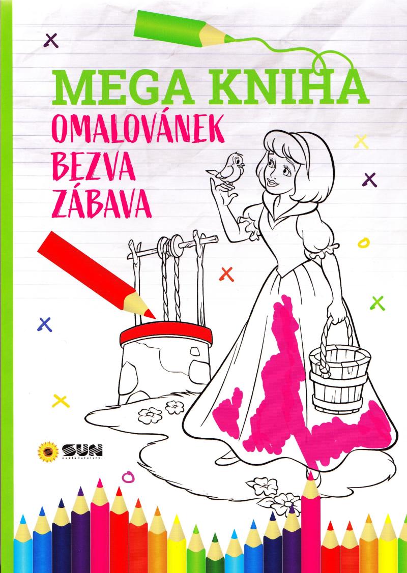 Obrázok Mega kniha omalovánek - Pink bezva zábava