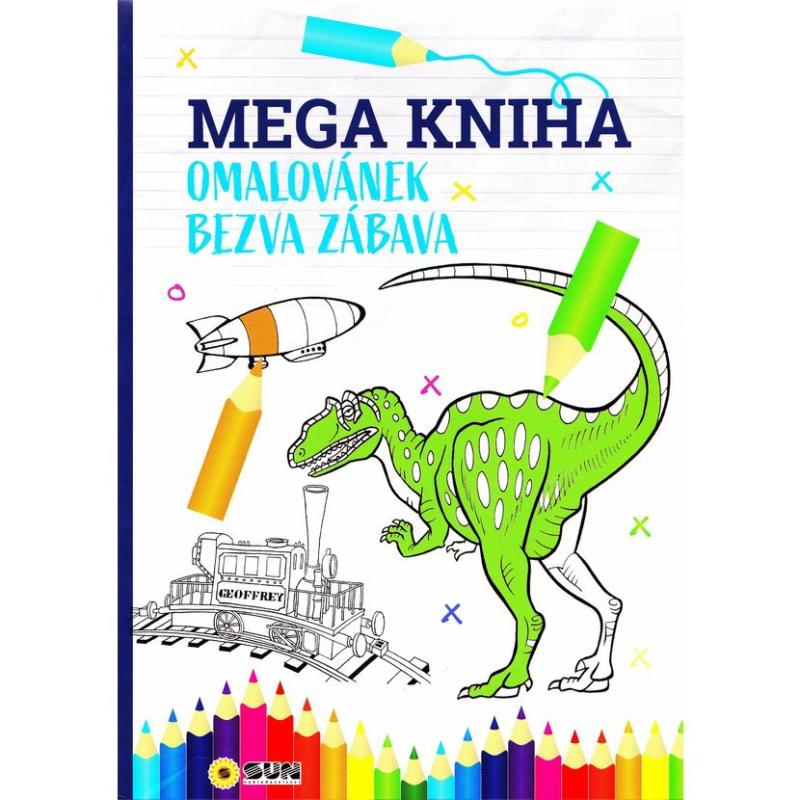 Obrázok Mega kniha omalovánek - Blue bezva zábava