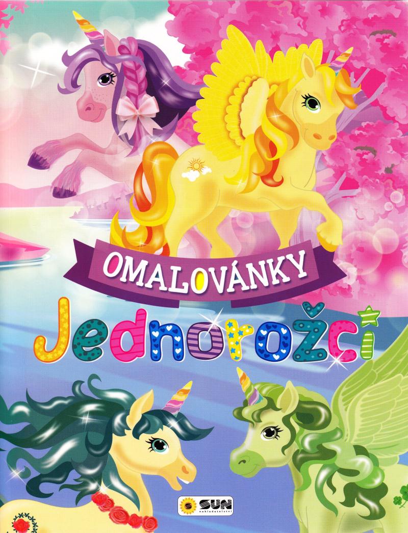 Obrázok Omalovánky - Jednorožci - velká kniha