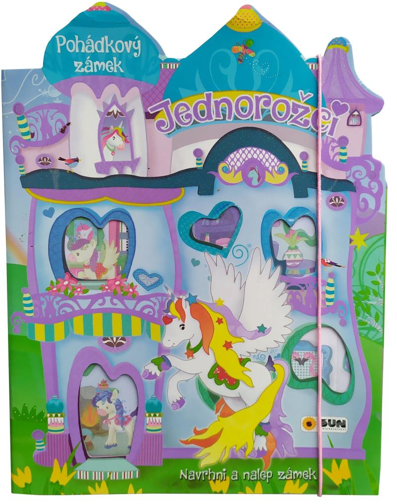Obrázok Pohádkový zámek Jednorožci - Navrhni a nalep