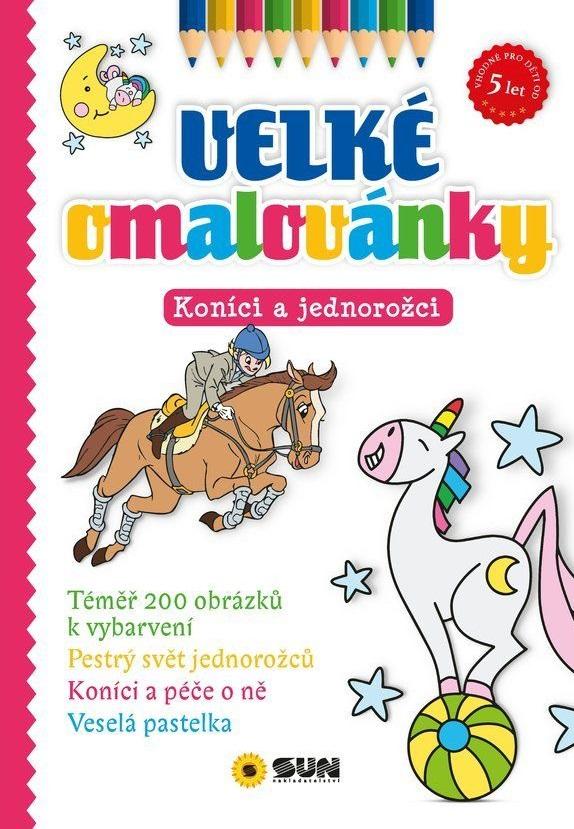 Obrázok Velké omalovánky Koníci a jednorožci