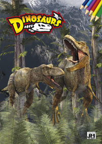 Obrázok Vymaľovanka A4/ Dinosaury