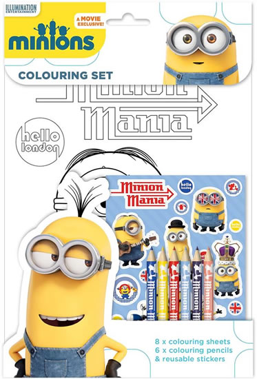 Obrázok Omalovánky Mimoňové + pastelky 2.