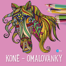 Obrázok Koně - omalovánky