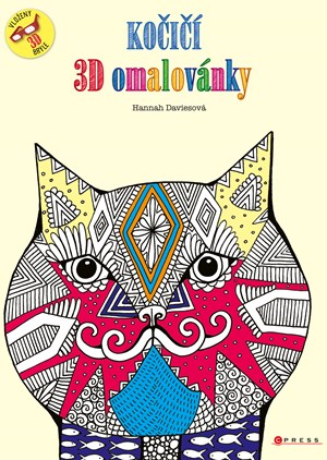 Obrázok 3D kočičí omalovánky