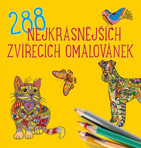 Obrázok 288 nejkrásnějších zvířecích omalovánek