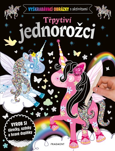 Obrázok Vyškrabávací obrázky s aktivitami – Třpytiví jednorožci