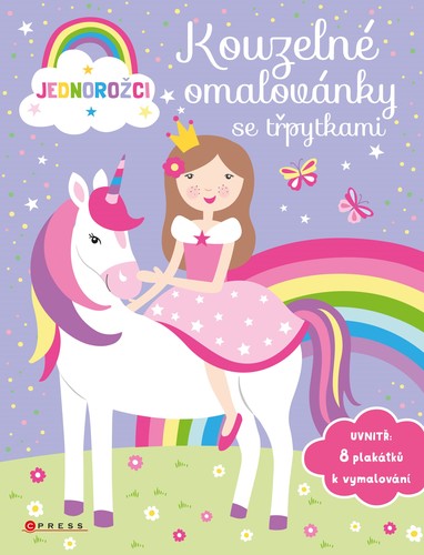 Obrázok Kouzelné omalovánky se třpytkami Jednorožci