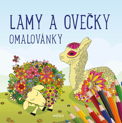 Obrázok Lamy a ovečky - omalovánky