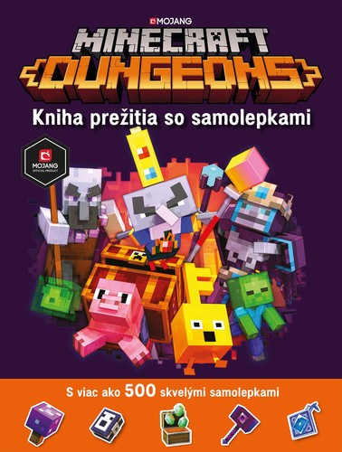 Obrázok Minecraft Dungeons - Kniha prežitia so samolepkami
