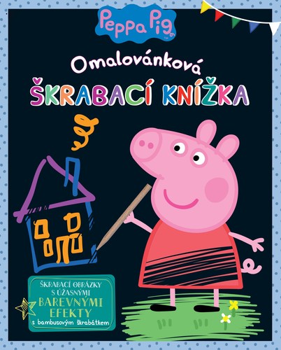 Obrázok Peppa Pig - Omalovánková škrábací knížka