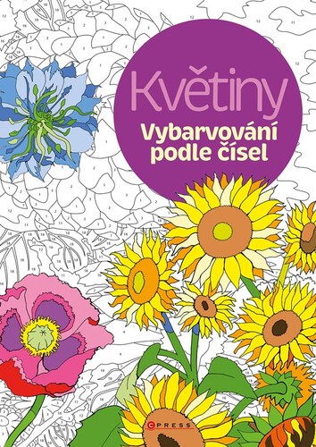 Obrázok Vybarvování podle čísel: Květiny