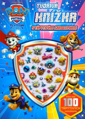 Obrázok Tlapková patrola  - Tvořivá knížka s třpytivými samolepkami