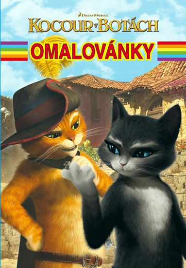 Obrázok Kocour v botách -  zábavný sešit se samolepkami