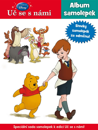 Obrázok Uč se s námi - Medvídek Pú - Album samolepek