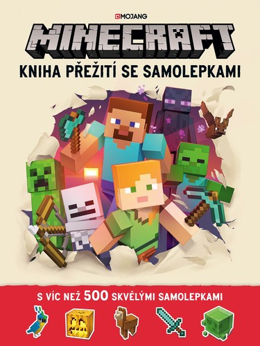 Obrázok Minecraft - Kniha přežití se samolepkami