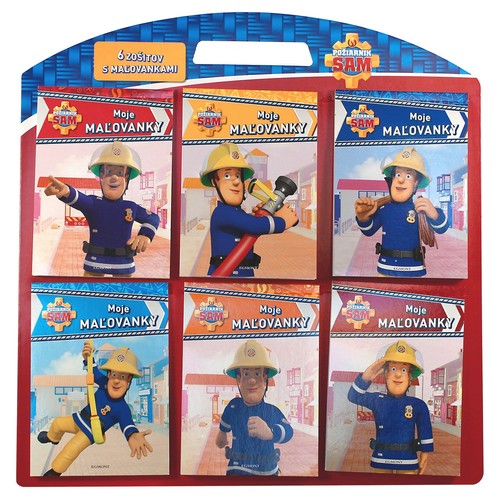 Obrázok Požiarnik Sam - 6 bločkov s maľovankami