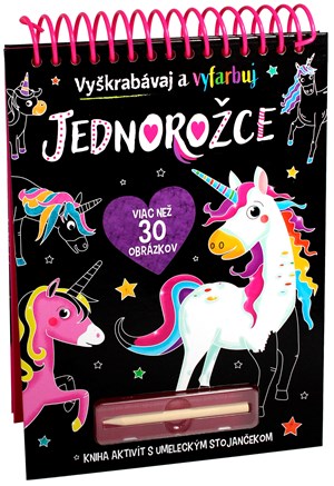 Obrázok Jednorožce - Vyškrabávaj a vyfarbuj