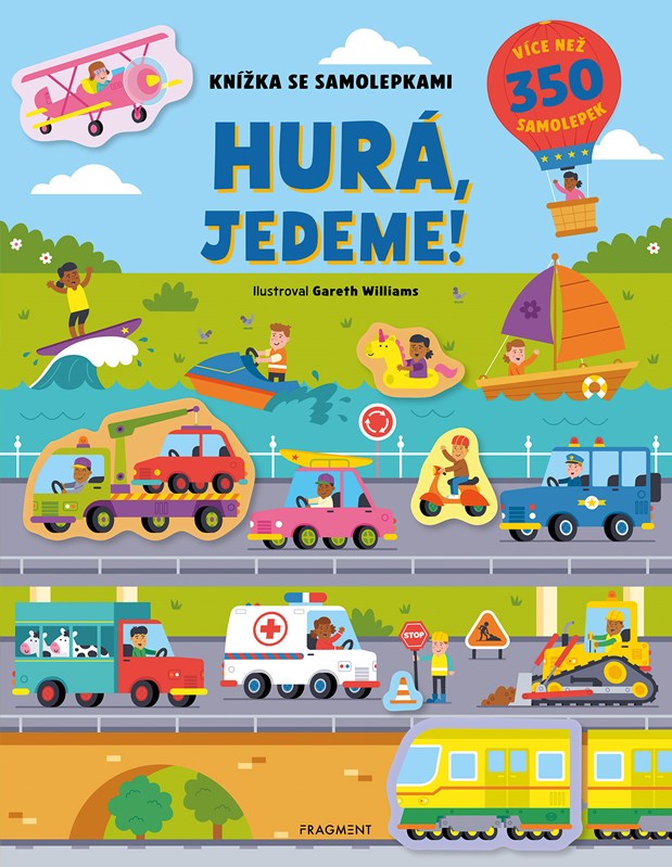 Obrazok Knížka se samolepkami - Hurá, jedeme!