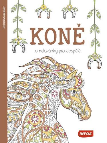 Obrázok Koně - Omalovánky pro dospělé