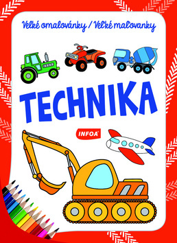 Obrázok Velké omalovánky / Veľké maľovanky - Technika