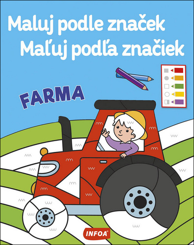 Obrázok Maľuj podľa značiek - Farma