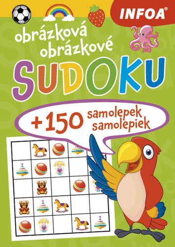 Obrázok Obrázkové sudoku + 150 samolepiek ( zelený zošit )