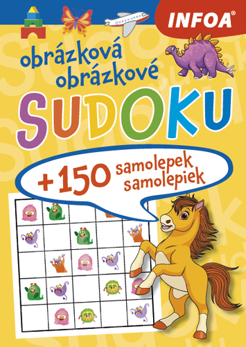 Obrázok Obrázkové sudoku + 150 samolepiek ( žltý zošit )
